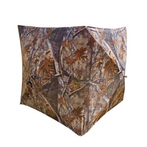 Cross-Border Outdoor Camouflage Hunting Blind, Forest Concealment Turkey Hunting Three-Sided One-Way Perspective Tent, Quick Setup