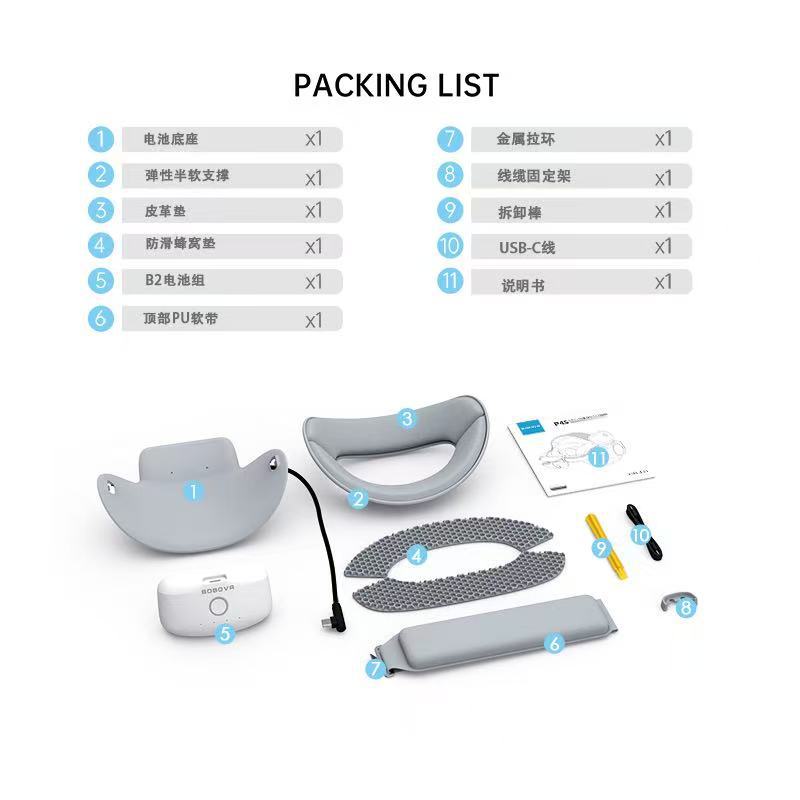 Bobovr Magnetic Battery P4S Upgraded Headband Suitable for Pico 4 Ultra Power Bank Accessories International Version - Image 4
